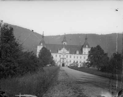 Castelo de Eggenberg em Eggenberg, perto de Graz de Wilhelm J. Burger