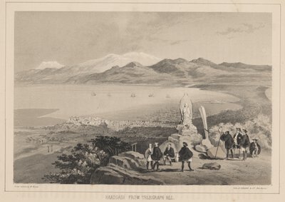 Hakodadi de Telegraph Hill, 1855 de Wilhelm Joseph Heine