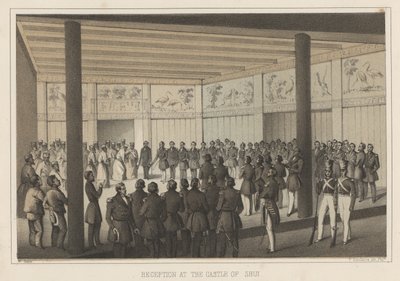 Recepção no Castelo de Shui, 1855 de Wilhelm Joseph Heine