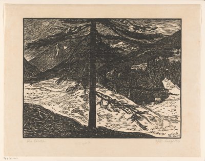 The Larch (título original no objeto) de Wilhelm Laage (signed by artist)