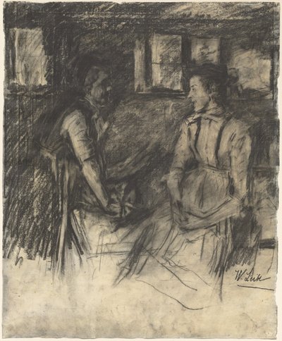 Duas mulheres na cozinha de Wilhelm Maria Hubertus Leibl