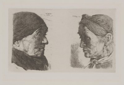 Um casal de camponeses de Wilhelm Maria Hubertus Leibl