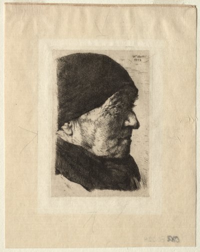 Cabeça de um camponês de Wilhelm Maria Hubertus Leibl