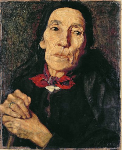 O Velho Fazendeiro, 1875 de Wilhelm Maria Hubertus Leibl