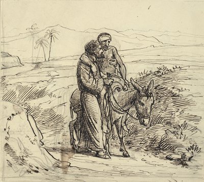 O Bom Samaritano acompanha os feridos de Wilhelm Marstrand