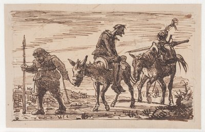 O maltratado Dom Quixote é levado para casa de Wilhelm Marstrand