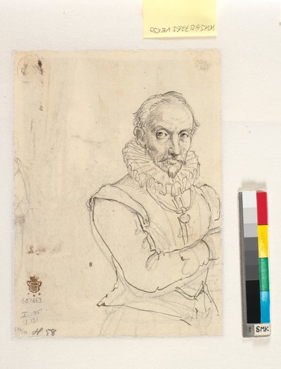 Um nobre, no tempo de Cristiano IV de Wilhelm Marstrand