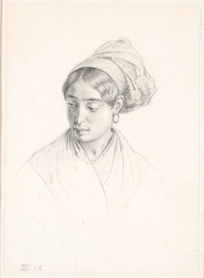Chefe da mulher italiana de Wilhelm Marstrand