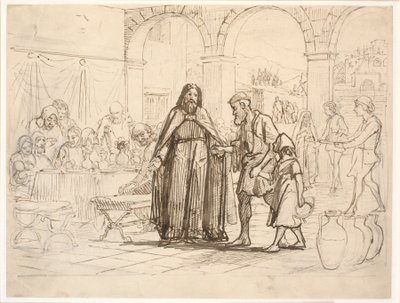 A Parábola A Grande Ceia de Wilhelm Marstrand