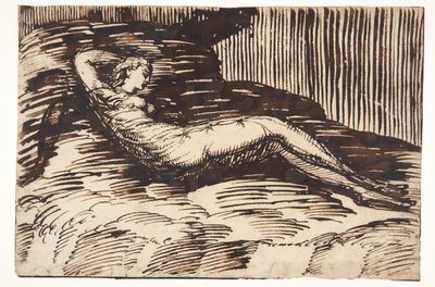 Viajante sueco sentado de Wilhelm Marstrand