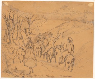 Excursão às montanhas albanesas de Wilhelm Marstrand
