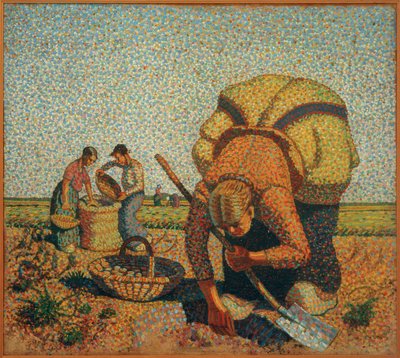 Colheita da Batata II de Wilhelm Morgner