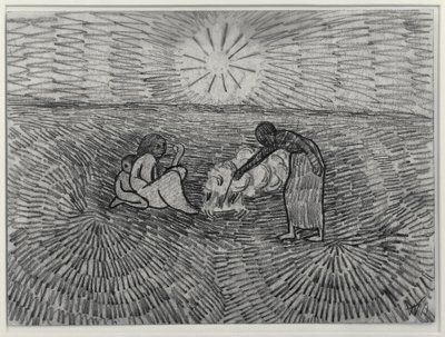 Fogo de batata II de Wilhelm Morgner