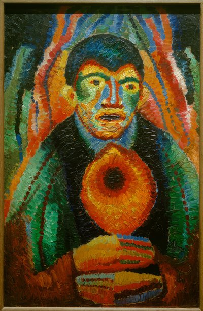 Auto-retrato VIII de Wilhelm Morgner