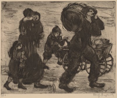 Família de refugiados de Wilhelm Oesterle