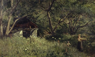 Cozedura de verão (óleo sobre tela) de Wilhelm Peters