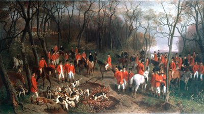 Elizabeth at the Hunt, final do século XIX de Wilhelm Richter