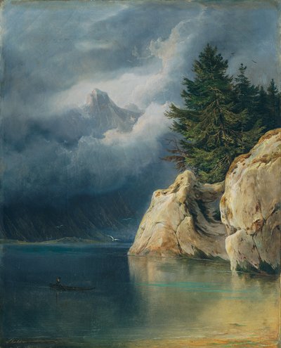 Lago de montanha de Wilhelm Steinfeld