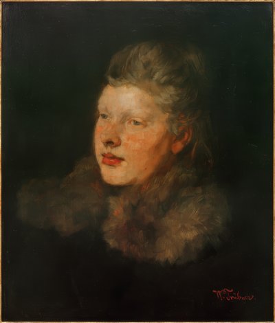 Loira com pêlo de Wilhelm Trübner