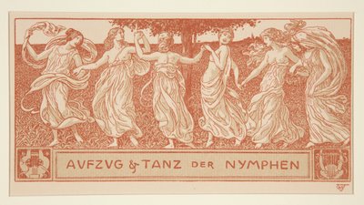 Aufzug und Tanz der Nymphen (Procissão e dança das ninfas) de Wilhelm Volz