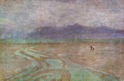 As montanhas de Simonstown, com os faróis de Cape Point e Roman Rock (litografia a cores) de Wilhelm Westhofen