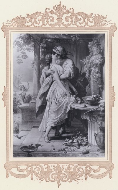 Dora, Alexis Und Dora (litho) de Wilhelm von (after) Kaulbach
