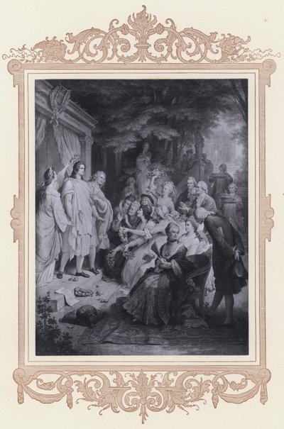 Goethe In Weimar (litho) de Wilhelm von (after) Kaulbach