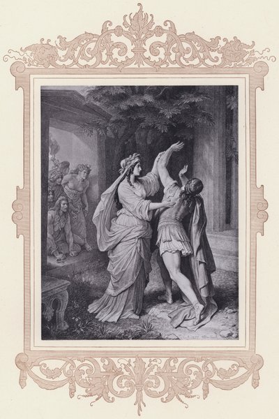 Iphigenia, Iphigenia On Tauris (Litho) de Wilhelm von (after) Kaulbach
