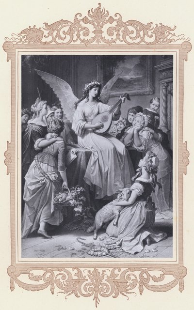Mignon, Wilhelm Meister (litho) de Wilhelm von (after) Kaulbach