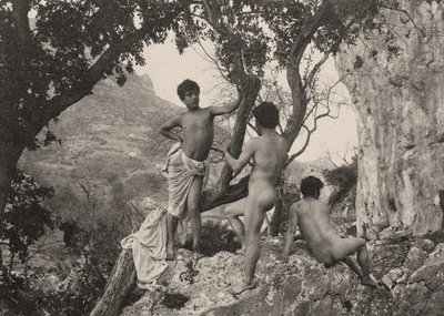 estudo de nus nus masculinos, c.1900 de Baron Wilhelm von Gloeden