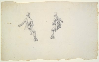 Estudo de um hussardo austríaco de Wilhelm von Kobell
