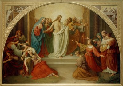 W. v. Schadow, as virgens sábias e tolas de Friedrich Wilhelm von Schadow