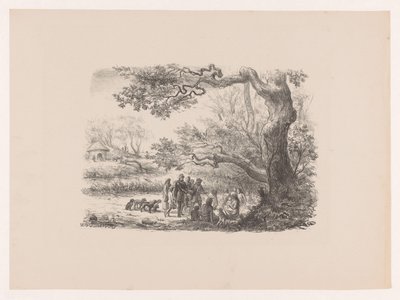 Regresso da caça
Vêm aí os nossos antepassados da caça
Art-Album de W. P. van Geldorp (título da série) de Wilhelmus Petrus van Geldorp