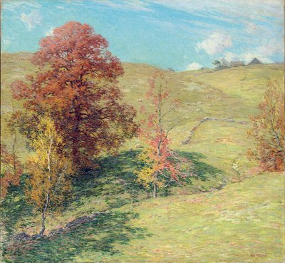 O carvalho vermelho de Willard Leroy Metcalf