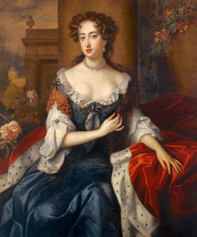 Rainha Maria II c.1685 (óleo sobre tela) de Willem (studio of) Wissing