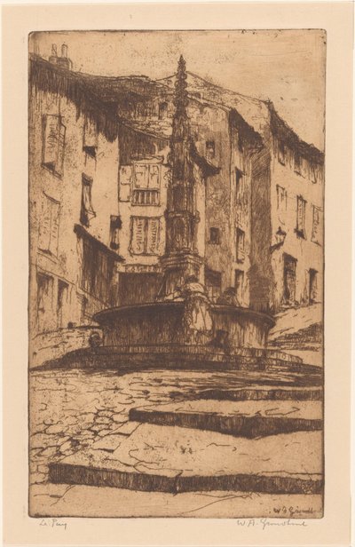 Le Puy (título original no objeto) de Willem Adrianus Grondhout (signed by artist)