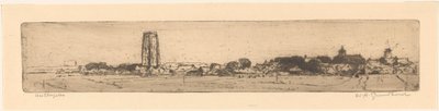 Westkapelle (título original no objeto) de Willem Adrianus Grondhout (signed by artist)