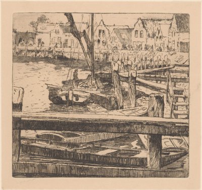 Porto de Volendam de Willem Adrianus Grondhout