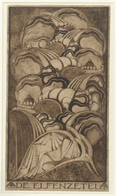 De Elfenzetel (título original no objeto) de Willem Arondéus (signed by artist)