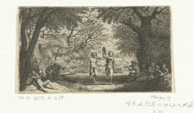 Sátiros festeiros e ninfas da madeira de Willem Basse