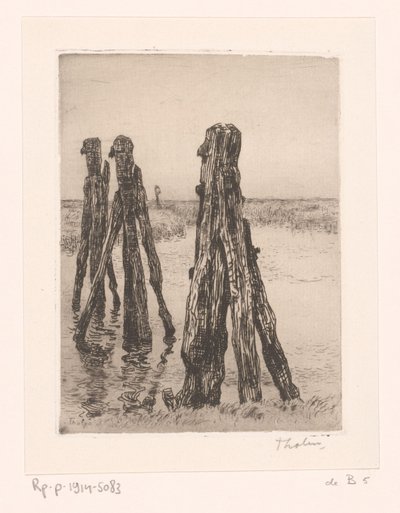 Três postos de amarração em águas baixas
Ducdalven (título original) de Willem Bastiaan Tholen (signed by artist)