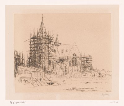 Igreja em construção (título original) de Willem Bastiaan Tholen (signed by artist)