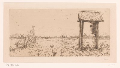 Pastagens no Kaag, com caixa de correio Letterbox, Kaag (título original) de Willem Bastiaan Tholen (signed by artist)