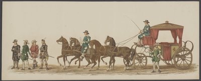 Procissão delft de 1862, quarto e quinto grupos
Quarto Lustrum da Academia Real em Delft - Ao. 1862 - Desfile de Fantasia (título da série sobre o objecto) de Willem Bernardus IJzerdraat