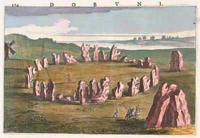 Cantão de Dobuni, Alchester, em "Theatrum Orbis Terrarum, sive Atlas Novus" de Willem Blaeu, Amesterdão de Willem Blaeu