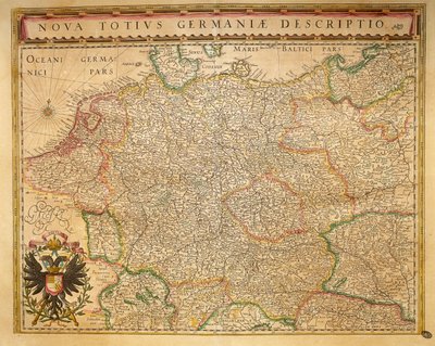 Hodierna Alemanha do Theatrum Orbis Terrarum de Willem Bleau, Amsterdão de Willem Blaeu