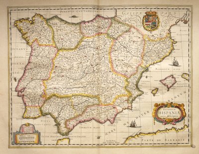 Espanha do Theatrum Orbis Terrarum de Willem Bleau, Amsterdão de Willem Blaeu