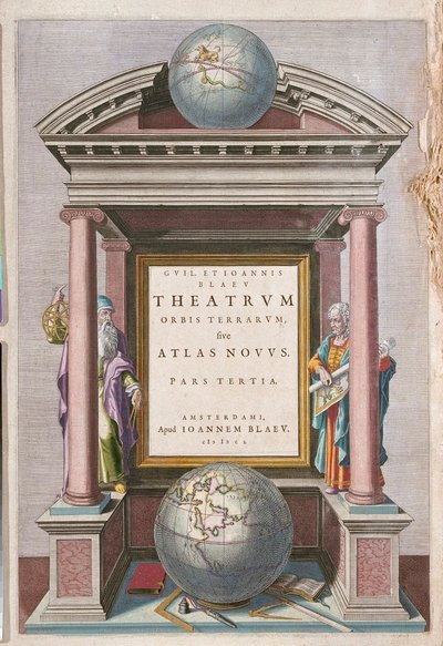 no "Theatrum Orbis Terrarum, sive Atlas Novus" de Willem Blaeu, Amesterdão de Willem Blaeu