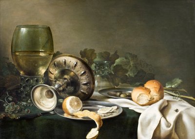 Still-Life, c.1630 (óleo no painel) de Willem Claesz. Heda