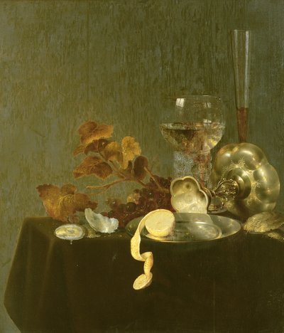 Ainda vida de Willem Claesz. Heda